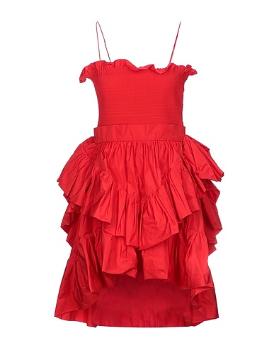 PHILOSOPHY di LORENZO SERAFINI Pleated dress Red 100% Polyester