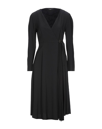 SEVENTY VENEZIA Midi dress SERGIO TEGON	 Black 83% Acetate, 17% Viscose, Polyester