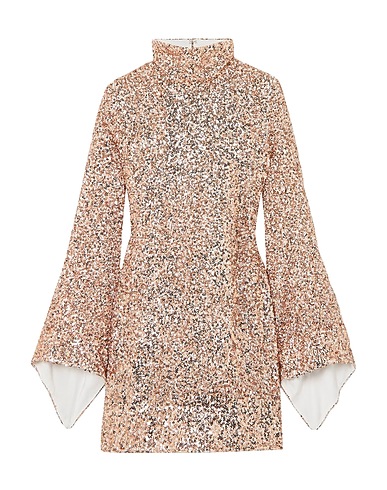 HALPERN Sequin dress Light pink 100% Polyester