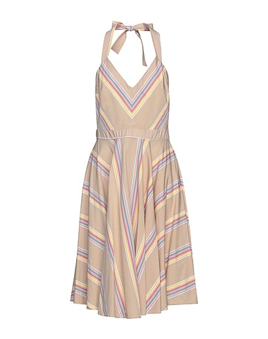 OTTOD'AME Midi dress Sand 88% Viscose, 12% Polyamide