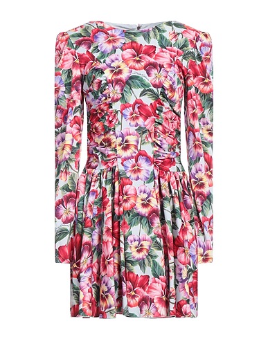 DOLCE&GABBANA Short dress 94% Silk, 6% Elastane