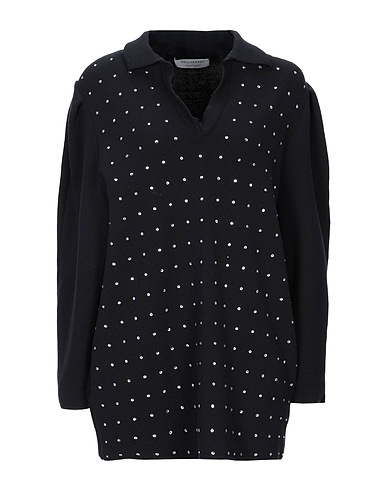 PHILOSOPHY di LORENZO SERAFINI Short dress Black 73% Cotton, 27% Polyamide