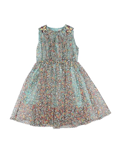 ELISABETTA FRANCHI Dress Light green 100% Polyester