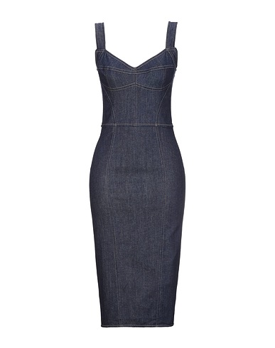 DOLCE&GABBANA Denim dress Blue 65% Cotton, 24% Polyamide, 7% Elastane, 4% Elastomultiester
