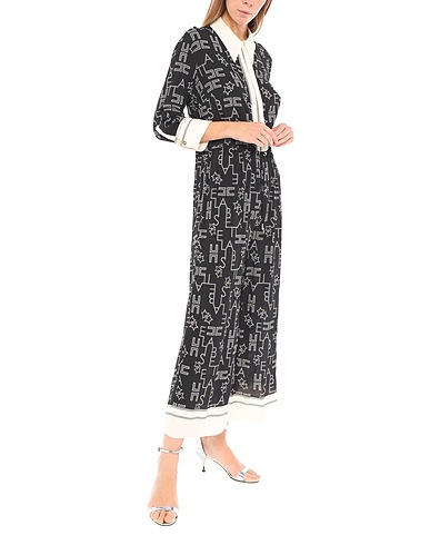 ELISABETTA FRANCHI Jumpsuits and Dungarees Black 100% Viscose