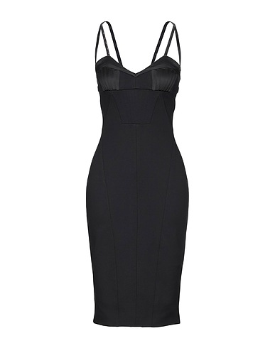 ROBERTO CAVALLI Elegant dress Black 91% Polyamide, 9% Elastane, Silk