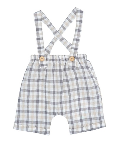 KID'S COMPANY Baby jumpsuit Beige 80% Linen, 20% Cotton