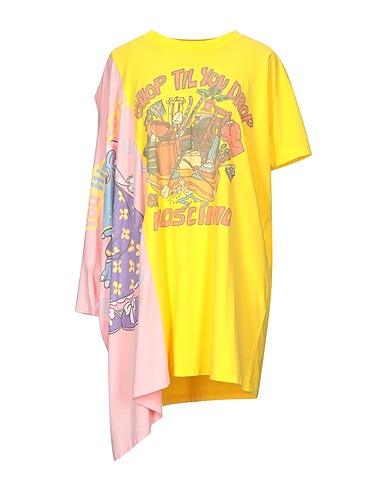 MOSCHINO Short dress Yellow 100% Cotton