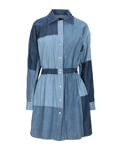 DOLCE&GABBANA Robe chemise Bleu 100% Coton