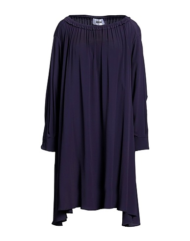 GRIFONI Short dress Dark purple 69% Acetate, 31% Silk