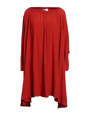 GRIFONI Vestito corto Ruggine 69% Acetato, 31% Seta