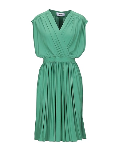 GRIFONI Midi dress Green 69% Acetate, 31% Silk
