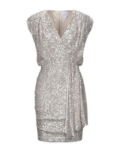 Gaelle Paris Short Dresses In Platinum