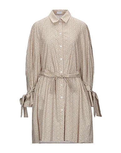HARRIS WHARF LONDON Shirt dress Pastel yellow 100% Cotton