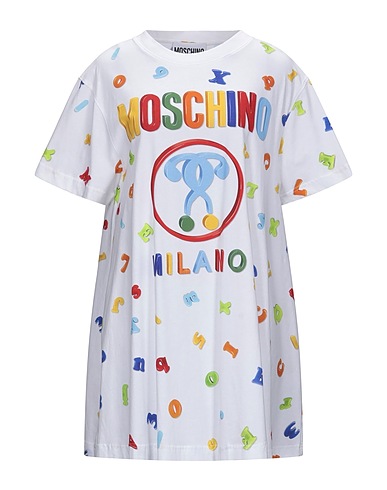MOSCHINO Short dress Beige 100% Cotton