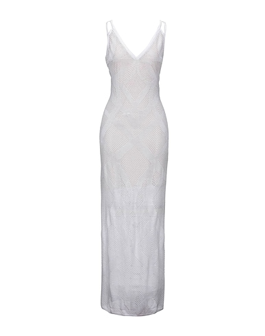 MARCIANO by GUESS Long dress White 74% Viscose, 14% Polyamide, 12% Polyester