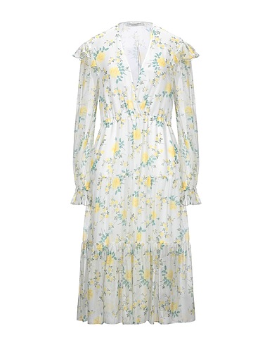PHILOSOPHY di LORENZO SERAFINI Midi dress White 100% Polyester