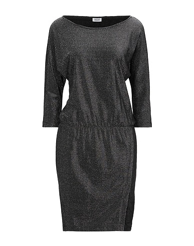 LIU •JO Short dress Black 86% Polyamide, 10% Polyester, 4% Elastane