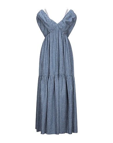 FRANKIE MORELLO Long dress Blue 100% Cotton
