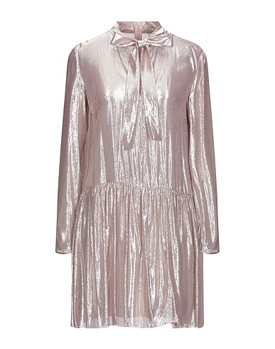 REDValentino Short dress Pink 80% Viscose, 20% Metallic fiber