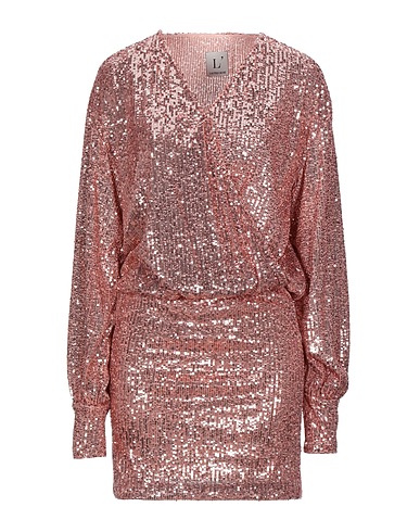 L' AUTRE CHOSE Sequin dress Antique rose 100% Polyamide