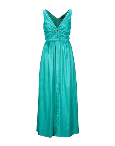 NORA BARTH Long dress Turquoise 97% Polyester, 3% Elastane