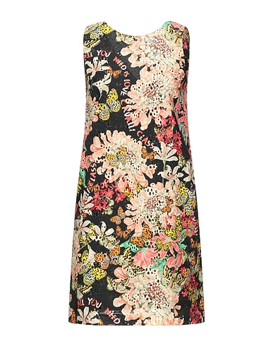 CAVALLI CLASS Midi dress Black 100% Cotton