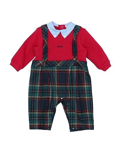LE BEBÉ Tutina Baby  Verde scuro 48% Poliestere, 23% Acetato, 14% Viscosa, 12% Lana, 3% Elastan