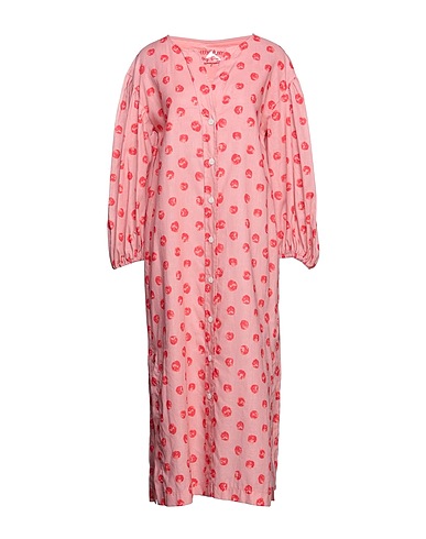OTTOD'AME Midi dress Antique rose 55% Cotton, 45% Linen