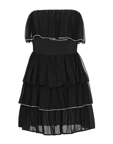 GAëLLE Paris Pleated dress Black 100% Polyester