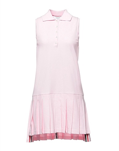 THOM BROWNE Vestito corto Rosa 100% Cotone