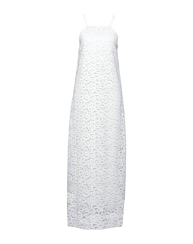 ERIKA CAVALLINI Long dress White 100% Polyester