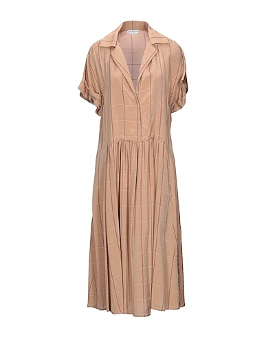 BALLANTYNE DRESSES Camel 96% Viscose, 4% Silk