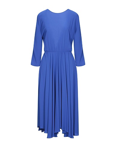 JUCCA Midi dress Bright blue 100% Polyester