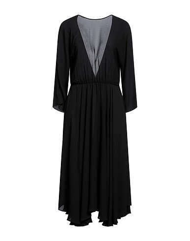 JUCCA Midi dress Black 100% Polyester