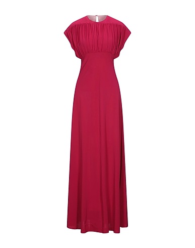 LIVIANA CONTI Long dress Garnet 94% Viscose, 6% Elastane
