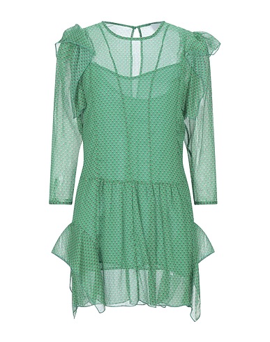MERCI ITALIA Short dress Green 100% Polyester