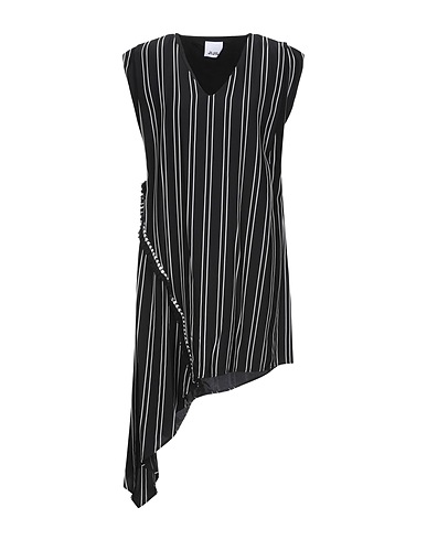 JIJIL Short dress Black 91% Viscose, 9% Polyester, Acetate, Terylene
