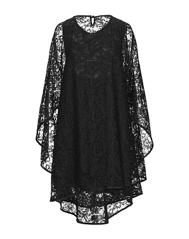 JIJIL Vestito corto Nero 100% Poliestere, Elastan
