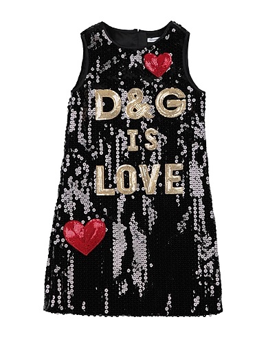 DOLCE&GABBANA Dress Black 100% Polyester, Viscose