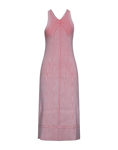 PROENZA SCHOULER Midi dress Brick 38% Polyamide, 38% Viscose, 22% Wool, 2% Elastane