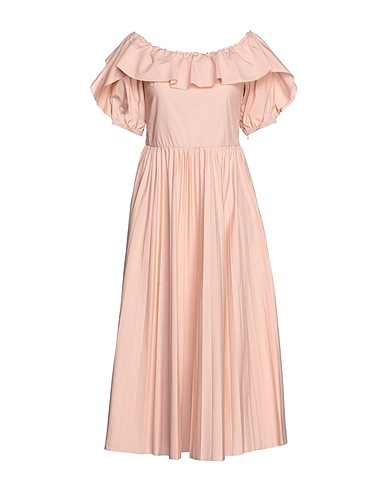 REDValentino Midi dress Blush 65% Cotton, 35% Polyester