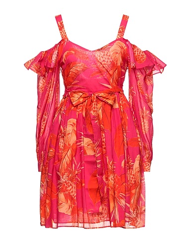 TWINSET Vestito corto Porpora 100% Cotone