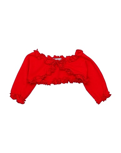 BYBLOS Shrug Red 94% Cotton, 6% Elastane