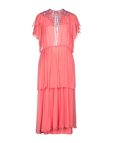 ALBERTA FERRETTI Midi dress Pink 100% Silk