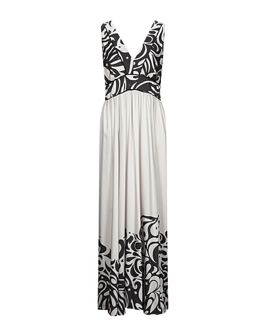 PINKO Long dress Beige 100% Polyester
