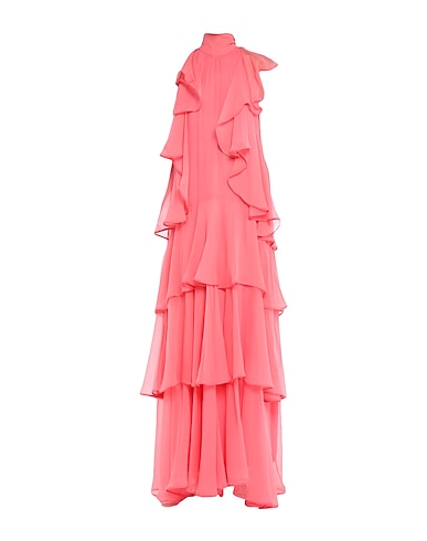 ALBERTA FERRETTI Long dress Pink 100% Silk, Polyamide