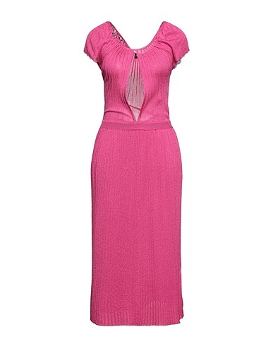 ELISABETTA FRANCHI Sheath dress FUCSIA 80% Viscose, 20% Polyester