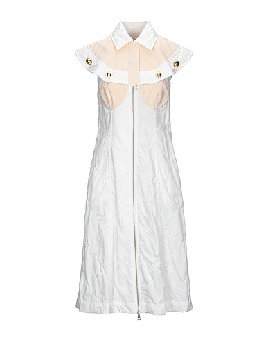 2 MONCLER 1952 Midi dress White 62% Cotton, 38% Polyamide, Polyester