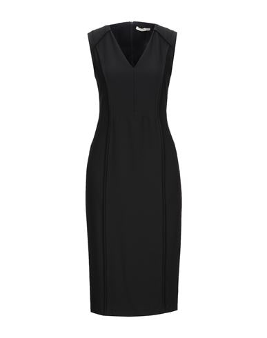 Seventy Sergio Tegon 10 Collection Midi Dresses In Black